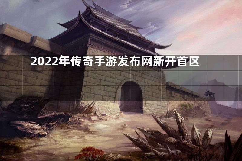 2022年传奇手游发布网新开首区